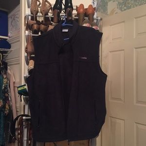 Columbia Fleece Vest (Men's XL) Black